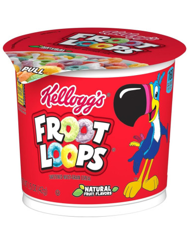 Kellogg'S Froot Loops Cereali Porzione Individuale - My American Market