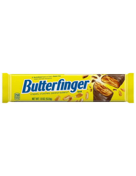 Butterfinger - Original (barretta al cioccolato con cuore croccante di arachide) - My American Market