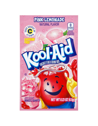 Kool-Aid Pink Lemonade Unsweetened Soft Drink Mix - My American Market