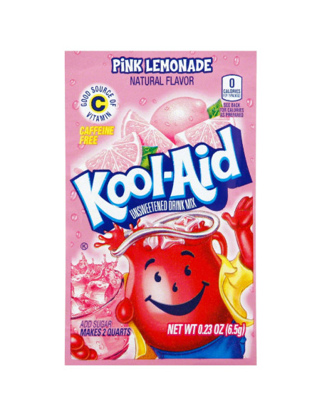 Kool-Aid Pink Lemonade Unsweetened Soft Drink Mix - My American Market
