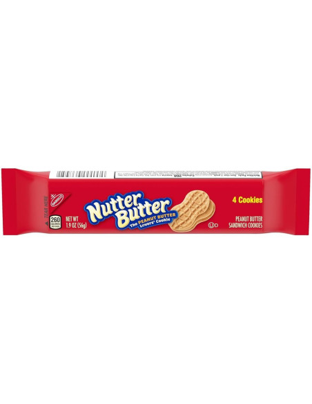 Nutter Butter - Peanut Butter Cookies (biscuits au beurre de cacahuète) - My American Market