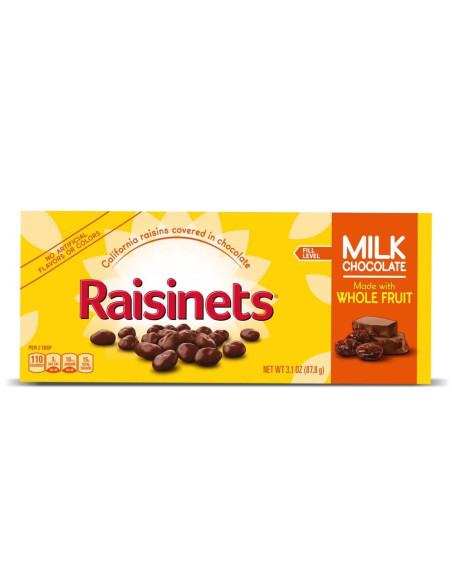 Raisinets - Milk Chocolate (raisins secs enrobés de chocolat au lait) - My American Market
