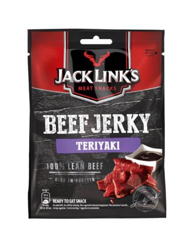 Jack Link'S Beef Jerky Carne Secca Teriyaki (Grande) - My American Market