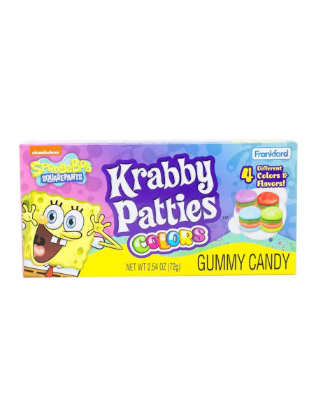 Bob l'éponge - Krabby Patties gélifiés (bonbons en forme de burger) - My American Market
