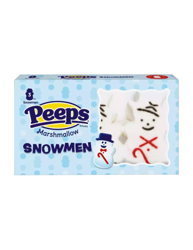 Peeps Marshmallow 3 Muñecos De Nieve - My American Market