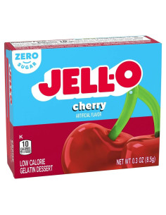 Jello Sugar Free Cherry - Gelatina Senza Zucchero Ciliegia - My American Market