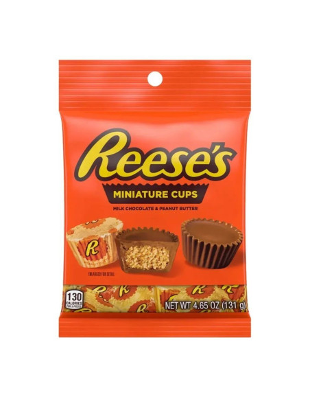 Reese'S Miniatures Cioccolatini Al Burro Di Arachidi - My American Market