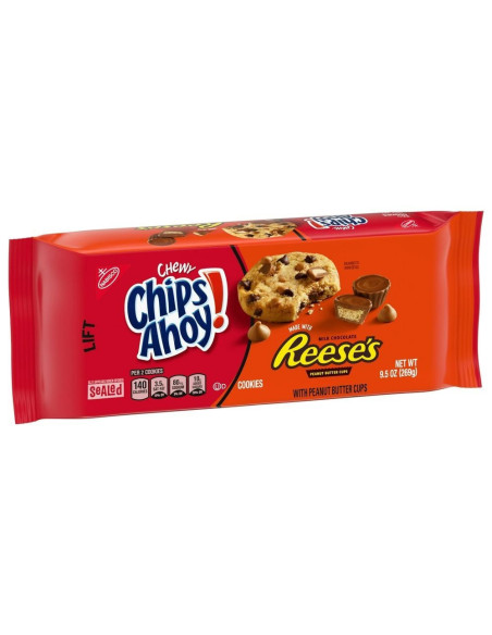 Chips Ahoy! Chewy Reese's Peanut Butter Cup Cookies - My American Market