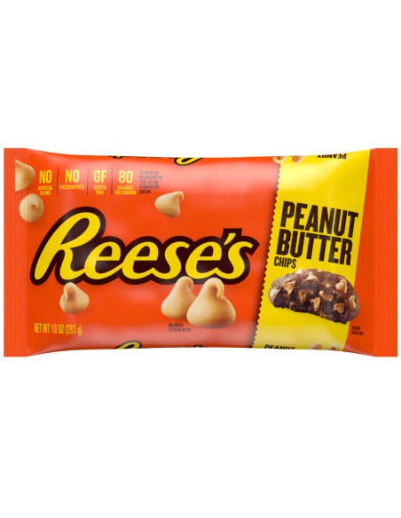 Reese's - Peanut Butter Chips (pépites au beurre de cacahuète à pâtisser) - My American Market