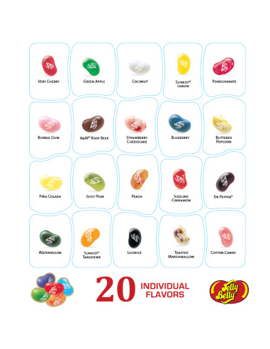 Jelly Belly Caramelos 20 Sabores Bolsa - My American Market