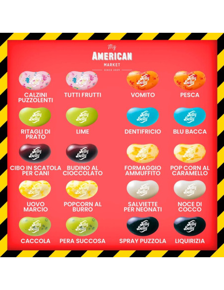 Jelly Belly - Beans Bonbons Beanboozled Jeu - My American Market