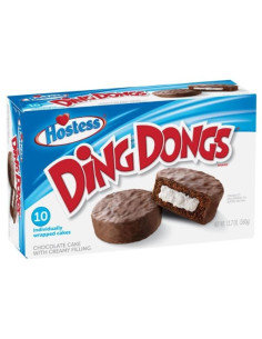 Ding Dongs - Chocolate Cake (gâteaux au chocolat fourrés à la crème) - My American Market