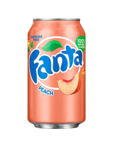 Fanta - Peach (soda à la pêche) - My American Market
