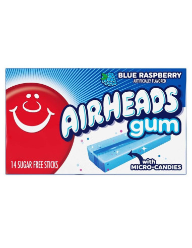 Airheads Gum Blue Raspberry - My American Market