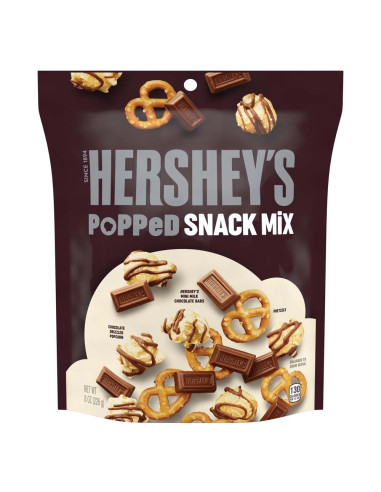 Hershey's - Popped Snack Mix Big (mélange de snacks soufflés enrobés de chocolat) - My American Market