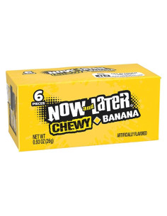 Now & Later Chewy Caramelos Plátano - My American Market