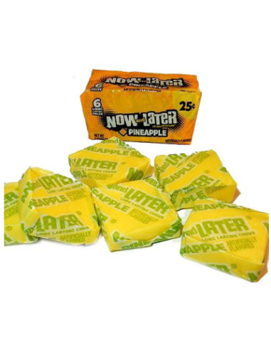 Now & Later Chewy Caramelos Piña - My American Market