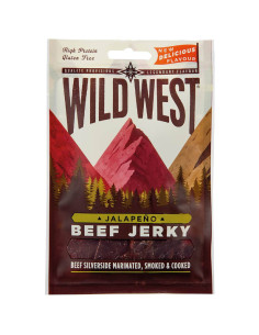 Wild West Beef Jerky Jalapeno - My American Market