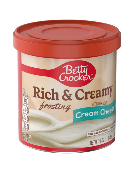 Betty Crocker - Rich & Creamy Cream Cheese Frosting (glaçage prêt à l'emploi cream cheese) - My American Market