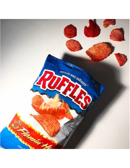 Ruffles Patatas Chips Flamin Hot - My American Market