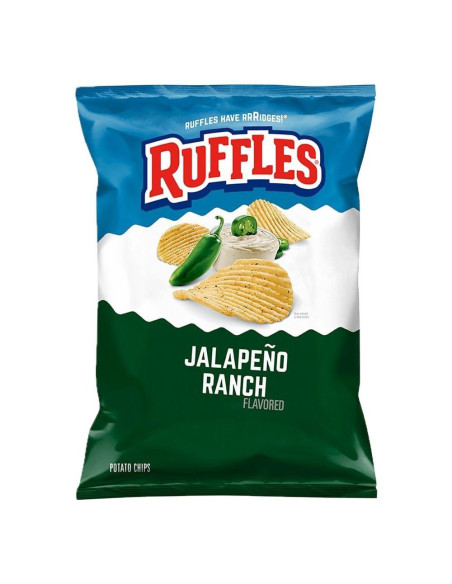 Ruffles Patatas Chips Jalapeño Ranch - My American Market