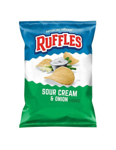 Ruffles Chips Sour Cream & Onion Patatas Chips - My American Market