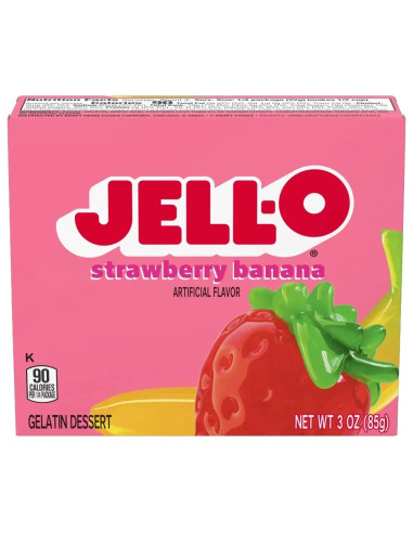 Jello Strawberry - Banana - My American Market