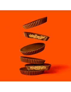 Reese's - Peanut Butter Cups Thins (coupelles fines chocolat-cacahuète) - My American Market 2