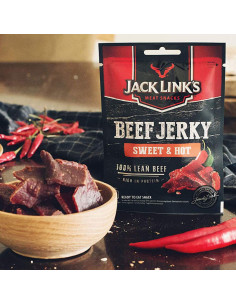 Jack Link'S Beef Jerky Carne Seca Dulce Picante - My American Market 2