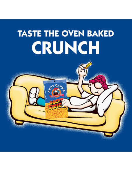 Andy Capp's - Cheddar Fries (bastoncini di mais al cheddar) - My American Market