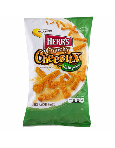 Herr'S Cornetti Di Mais Al Formaggio Crunchy Cheestix - My American Market