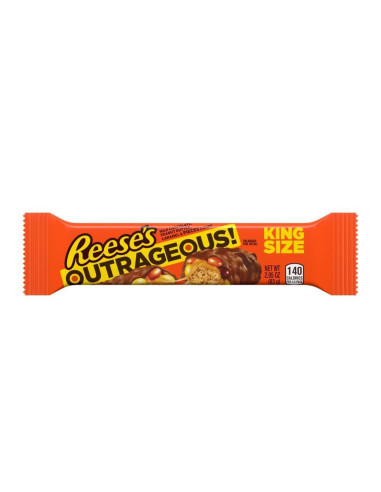 Reese's - Outrageous King Size (grande barre cups, Pieces et caramel) - My American Market