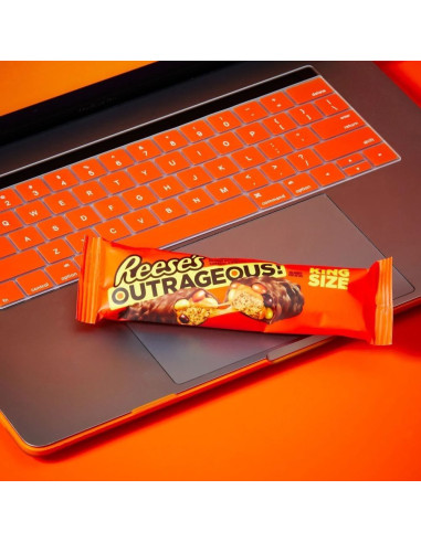 Reese's - Outrageous King Size (grande barre cups, Pieces et caramel) - My American Market