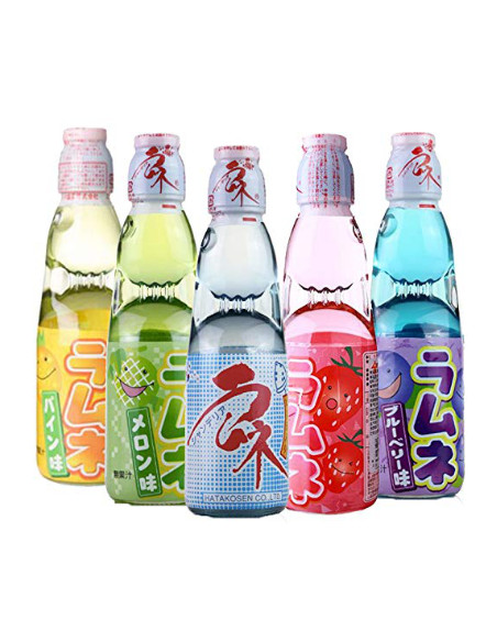 Hatakosen Strawberry Ramune Soda - My American Market