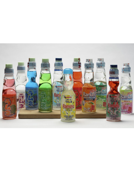 Hata-Kosen Limonata Frizzante Ramune Gusto Litchi - My American Market