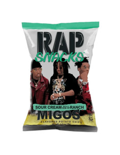 Rap Snacks Migos Chips Sour Cream Con Salsa Ranch - My American Market