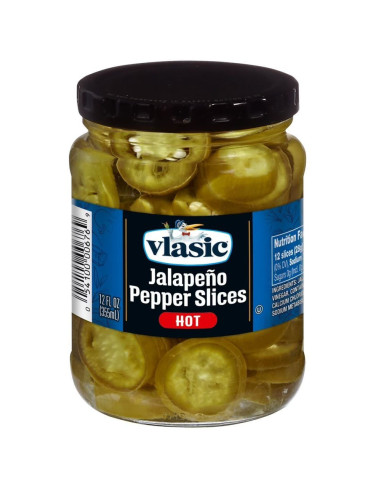 Vlasic - Hot Jalapeño Slices (rondelles de jalapeños piquants) - My American Market