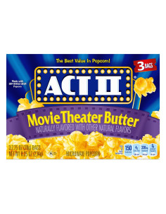 Act II - Popcorn Au Beurre - 3 Sachets - My American Market 2