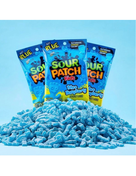Sour Patch Kids Caramelos Ácidos Frambuesa Azul - My American Market