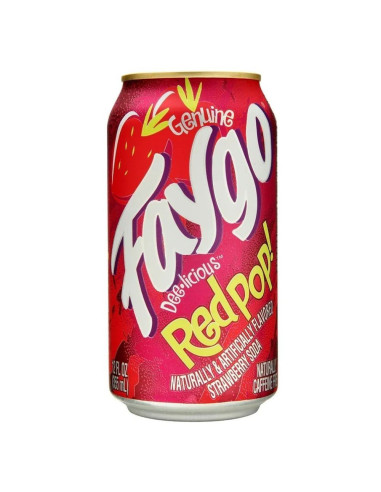 Faygo - Red Pop Strawberry (soda à la fraise) - My American Market