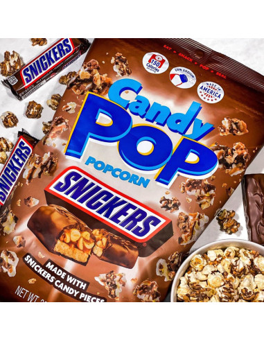 Candy Pop Popcorn Snickers - My American Market