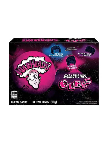 Warheads - Galactic Cubes (cubes gélifiés acidulés) - My American Market