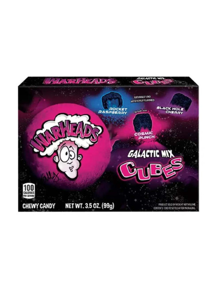 Warheads - Galactic Cubes (cubes gélifiés acidulés) - My American Market