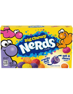 Nerds - Big Chewy (gros bonbons à mâcher, format boîte cinéma) - My American Market