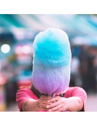 Fluffy Stuff - Rainbow Sherbet (barbe à papa multicolore) - My American Market