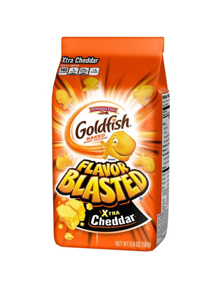 Goldfish - Xtra Cheddar (crackers au fromage) - My American Market