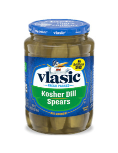 Vlasic - Kosher Dill Spears Small (quartiers de cornichons à l'aneth) - My American Market