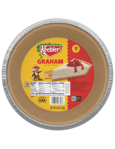 Keebler Ready Crust Graham Cracker Pie - My American Market