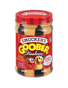 Smucker's - Beurre De Cacahuète Et Confiture De Fraise - My American Market