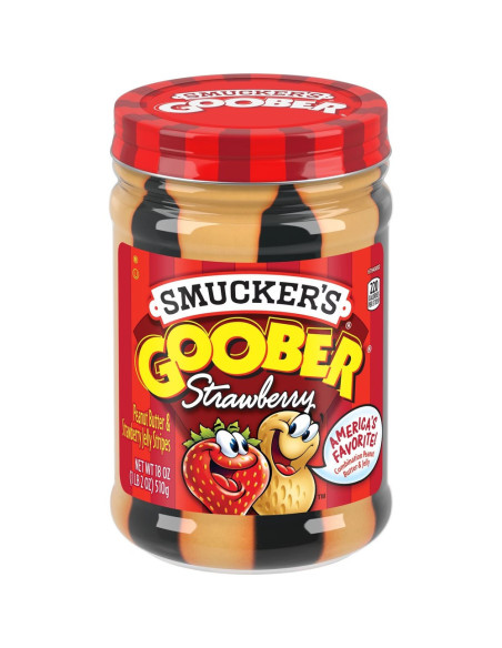 Smuckers Burro Arachidi & Marmellata Fragole - My American Market